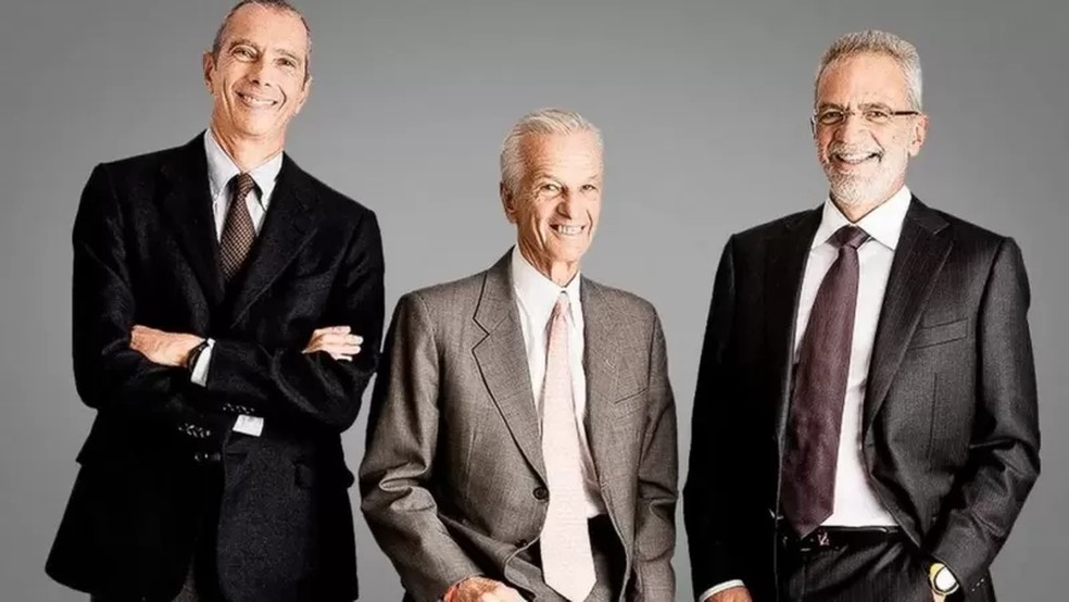Carlos Alberto Sicupira, Jorge Paulo Lemann e Marcel Herrmann Telles são os maiores acionistas do negócio — Foto: 3G Capital