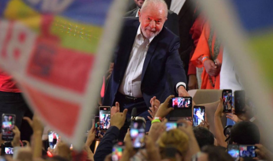 Lula no pré-lançamento de sua campanha