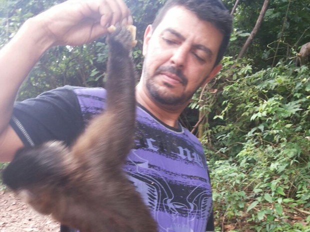 Luciano ficou doente após visitar a Mata dos Macacos (Foto: Reprodução/ TV TEM)