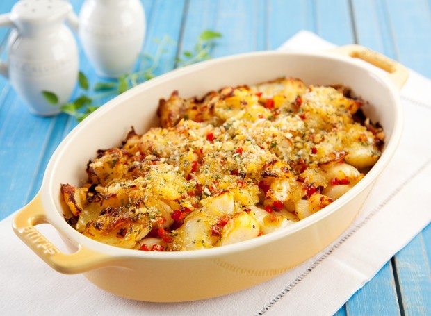 Bacalhau ao forno, receita enviada pelo Azeite Cardeal  (Foto: Divulgação)