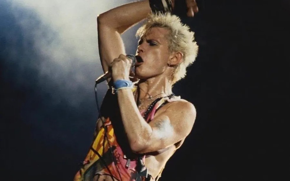 Billy Idol nos anos 80 — Foto: Divulgação
