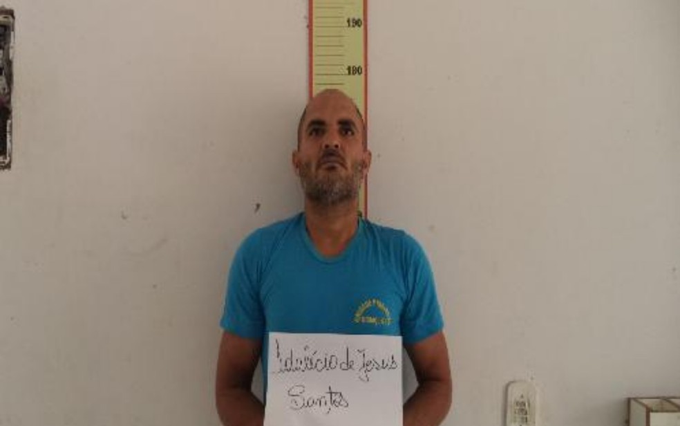  Idalécio de Jesus Santos, que fugiu da cadeia de Uruaçu, em Goiás — Foto: DGAP/Divulgação