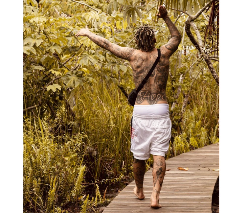 Gabigol curte destino paradisaco no baixo sul da Bahia; FOTOS  Foto: Reproduo/Redes Sociais