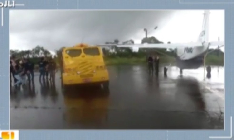 Taurino Lemos da Conceição é acusado de participar de assalto a carro forte dentro de aeroporto de Tucuruí, no Pará. — Foto: Resprodução / TV Liberal