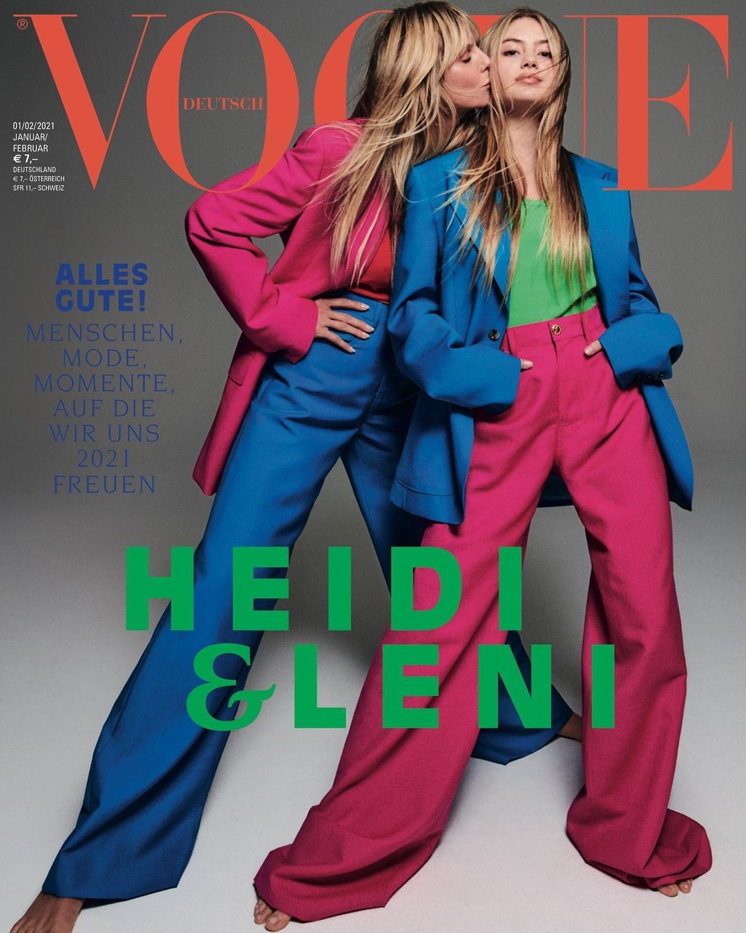 Heidi Klum e Leni (Foto: Reprodução / Instagram)