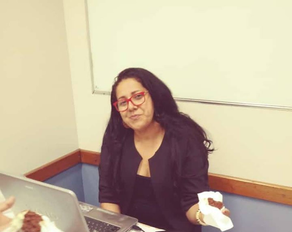 Joselita Felix em sala de aula — Foto: Facebook/Reprodução