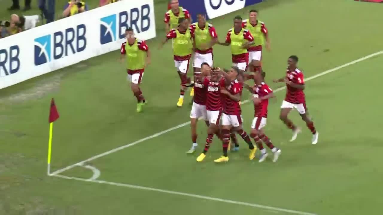 O gol de Flamengo 1 x 0 Audax, pela 5&ordf; rodada do Campeonato Carioca 2023