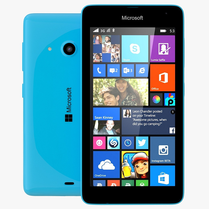 Lumia 535 apresenta uma ótima câmera frontal (Foto: Divulgação/Microsoft)