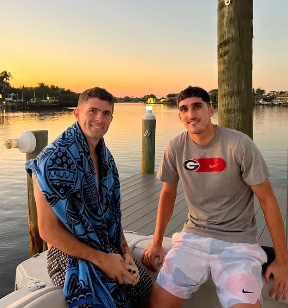 Pulisic, jogador dos Estados Unidos, curte frias na Flrida  Foto: Reproduo
