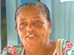 A aposentada Valnir foi à agência do INSS em Rondonópolis, mas não foi atendida (Foto: Reprodução/TVCA)