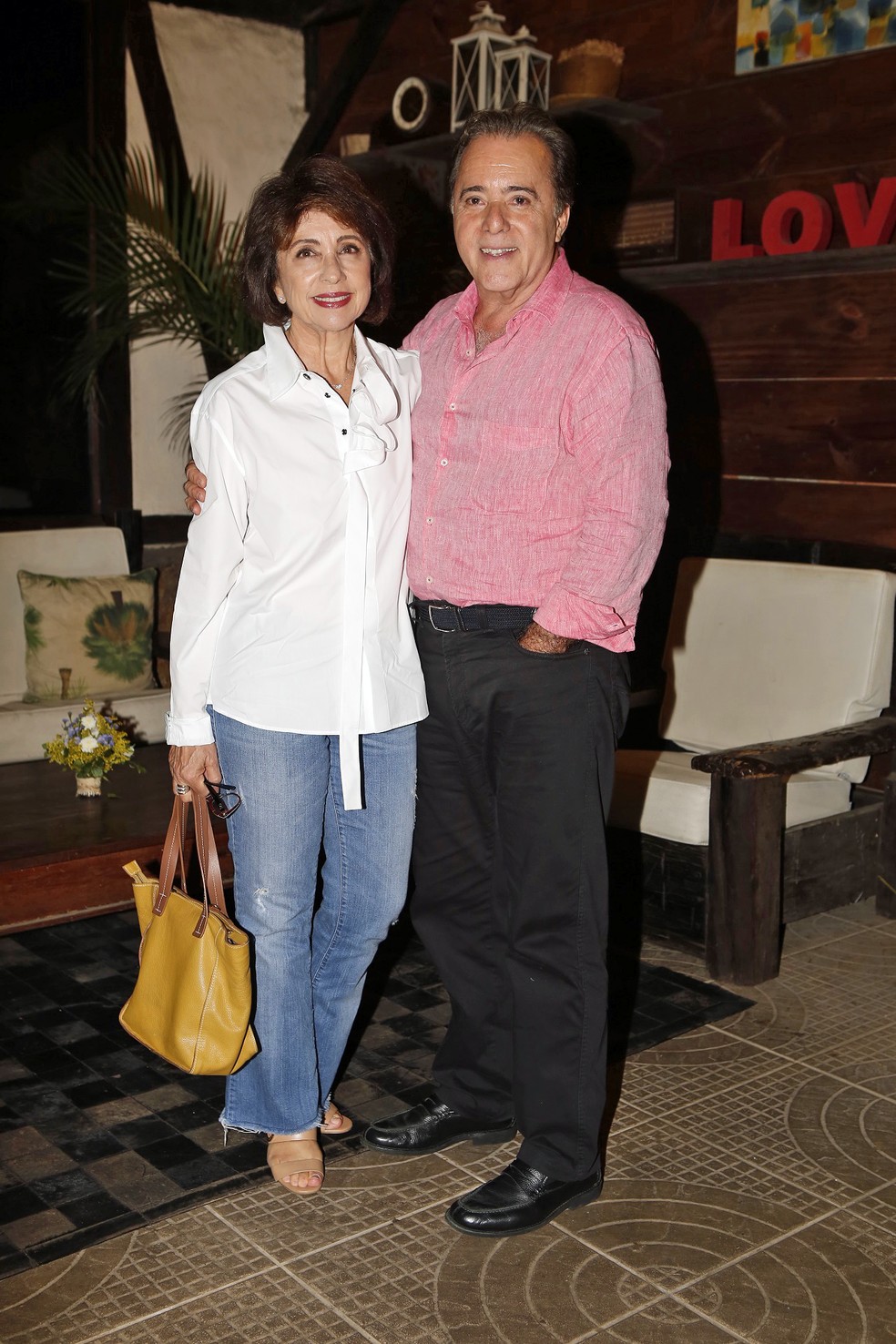 Tony Ramos e Lidiane estão casados e apaixonados há 51 anos — Foto: Artur Meninea/Gshow