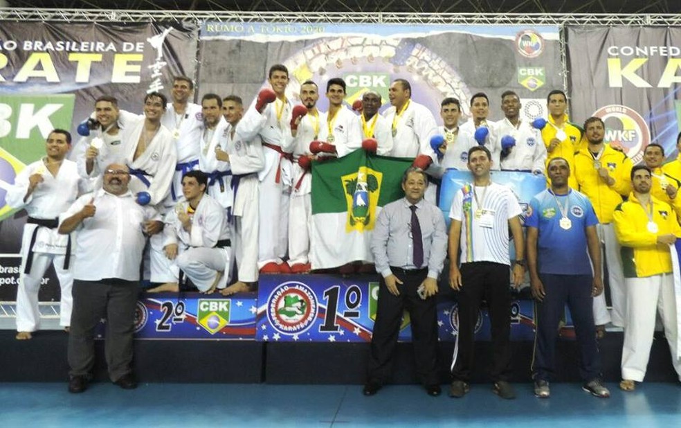 Caratecas de Roraima (2º lugar) durante a etapa no Amazonas (Foto: Divulgação)