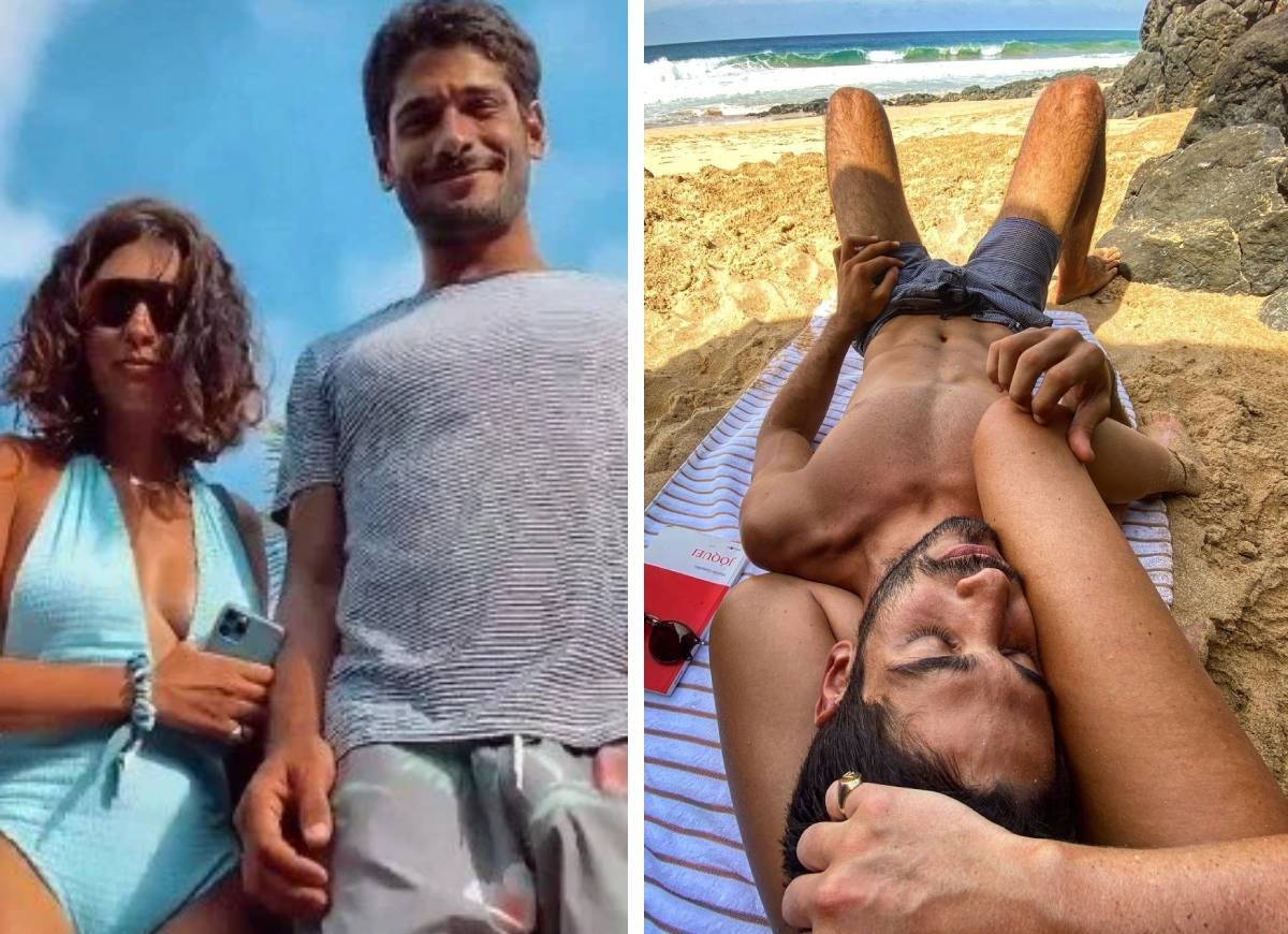 Fernanda Paes Leme e o novo namorado, Victor Sampaio (Foto: Reprodução/Instagram)