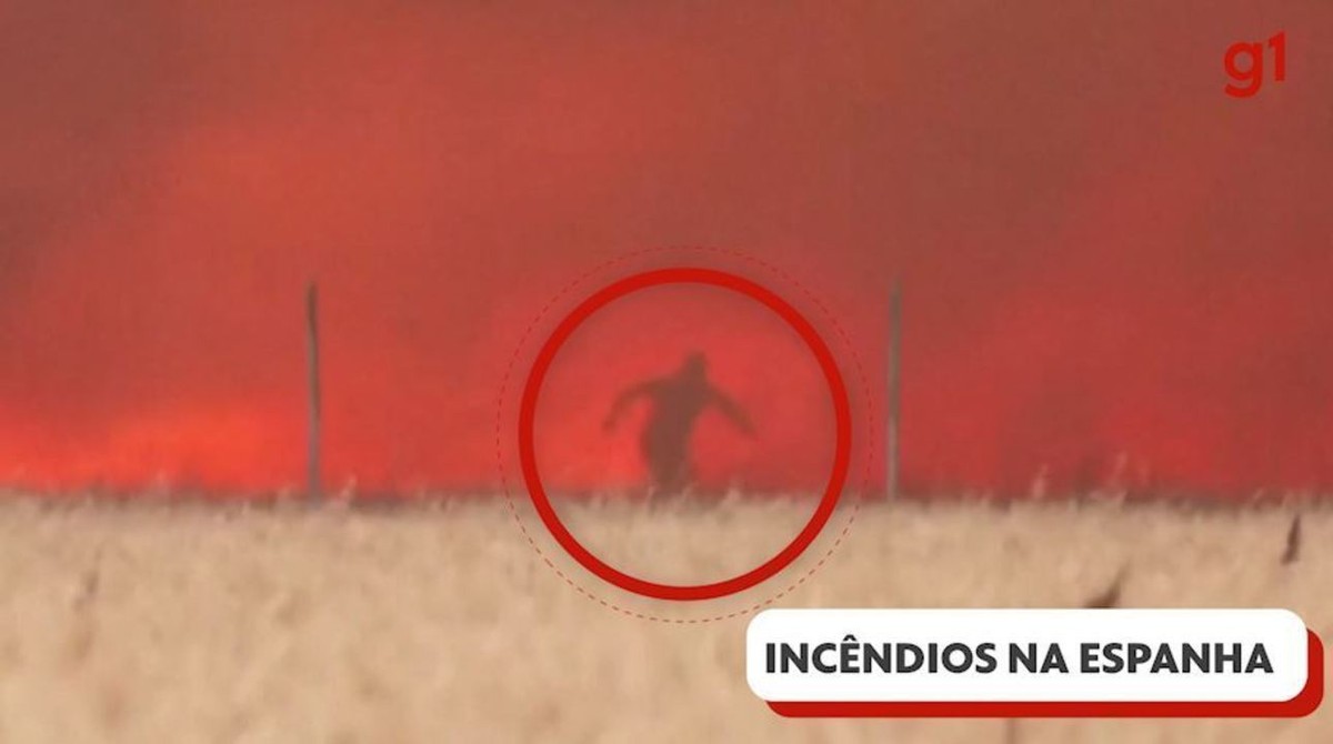 Vídeo: Hombre envuelto en llamas, corre con la ropa en llamas en España |  el mundo