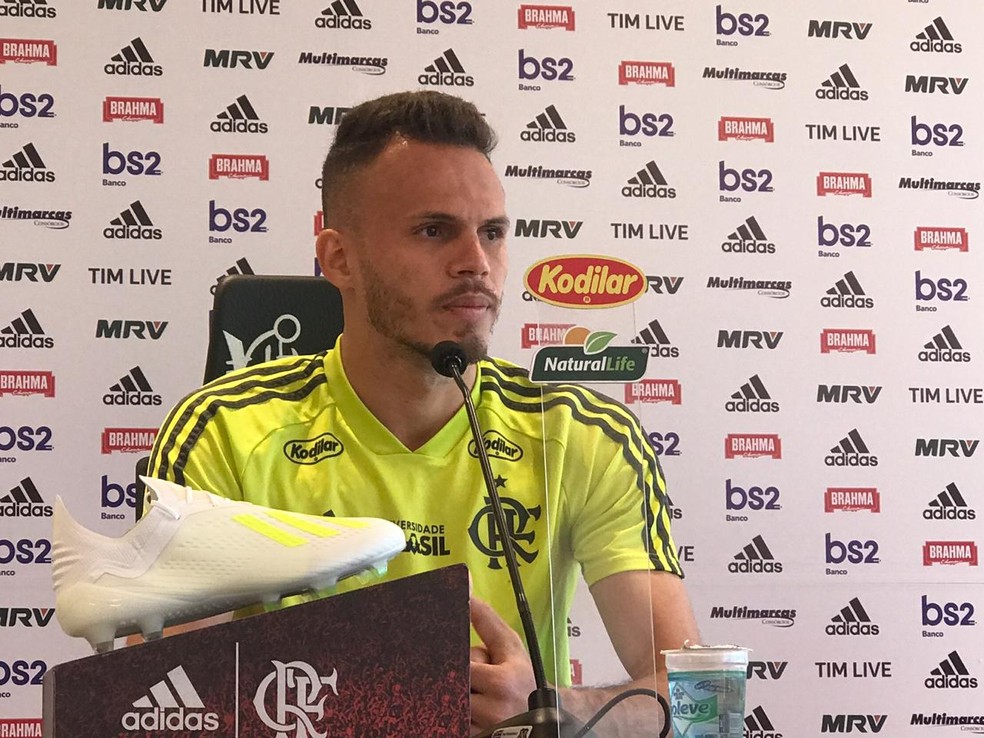 Renê: "Estamos juntos e tudo vai dar certo" — Foto: Cahê Mota