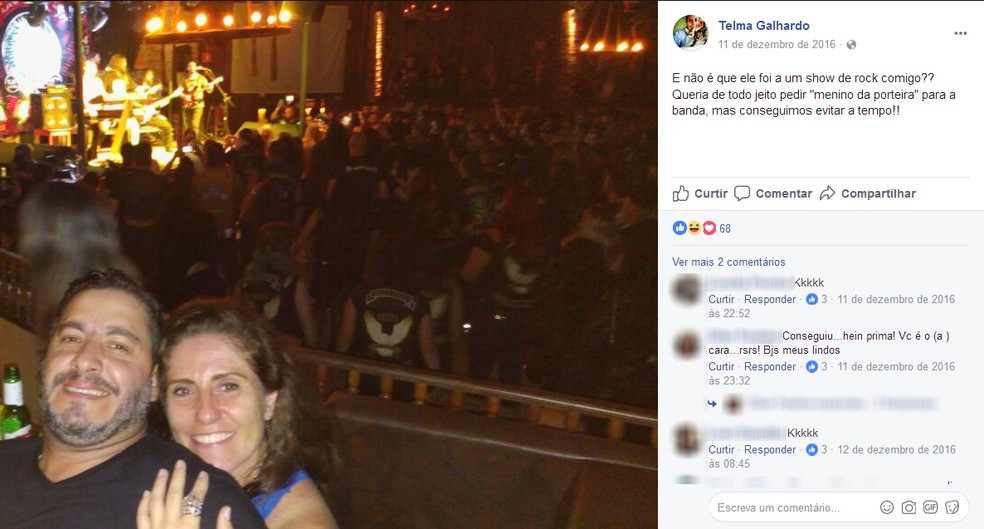 Feminicídio Suicídio Suzano Telma Galhardo (Foto: Reprodução/Facebook)