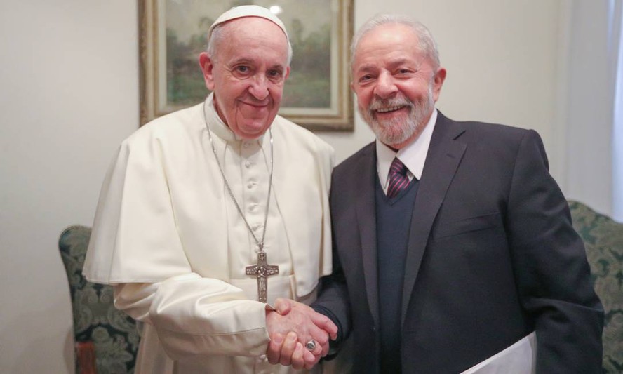 Lula e o Papa Francisco