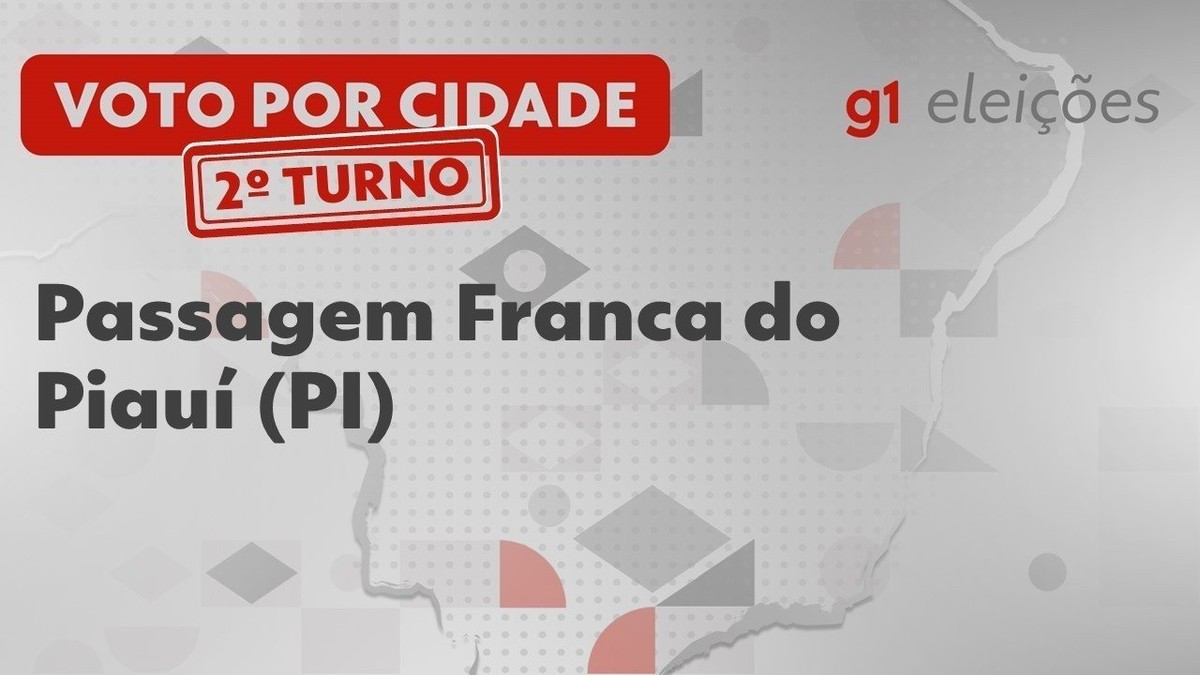 Eleições Em Passagem Franca Do Piauí Pi Veja Como Foi A Votação No 2º Turno Piauí G1 