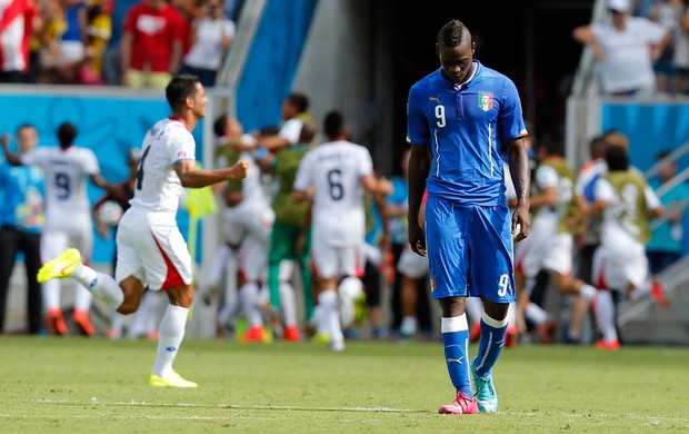 Balotelli Costa Rica x Itália (Foto: AP)