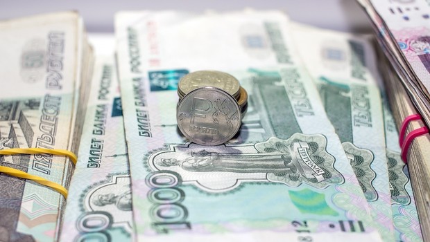 rublos, moeda russa (Foto: Pixabay)