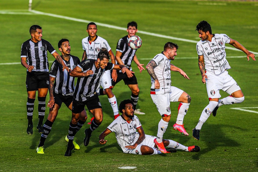 Figueirense e Joinville são os dois times mais próximos da classificação — Foto: Cristiano Andujar/Andujar Press