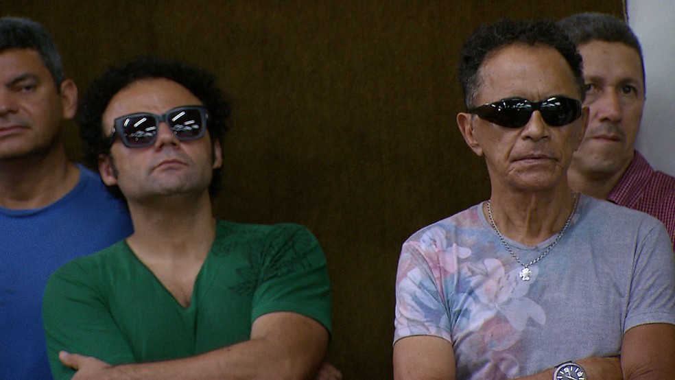 Maestro ForrÃ³ e Jota Michiles foram alguns dos artistas presentes na ocasiÃ£o (Foto: ReproduÃ§Ã£o/TV Globo)