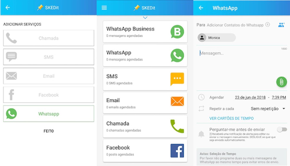 WhatsApp: saiba programar o envio de mensagens pelo aplicativo Whatsapp