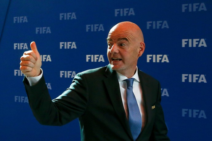 Gianni Infantino , presidente da Fifa (Foto: Arnd Wiegmann/Reuters)
