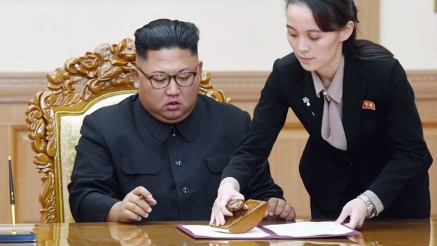 Irmã de Kim Jong Un, Kim Yo-jong, ganhou destaque nos últimos anos (Foto: Getty Images via BBC News)