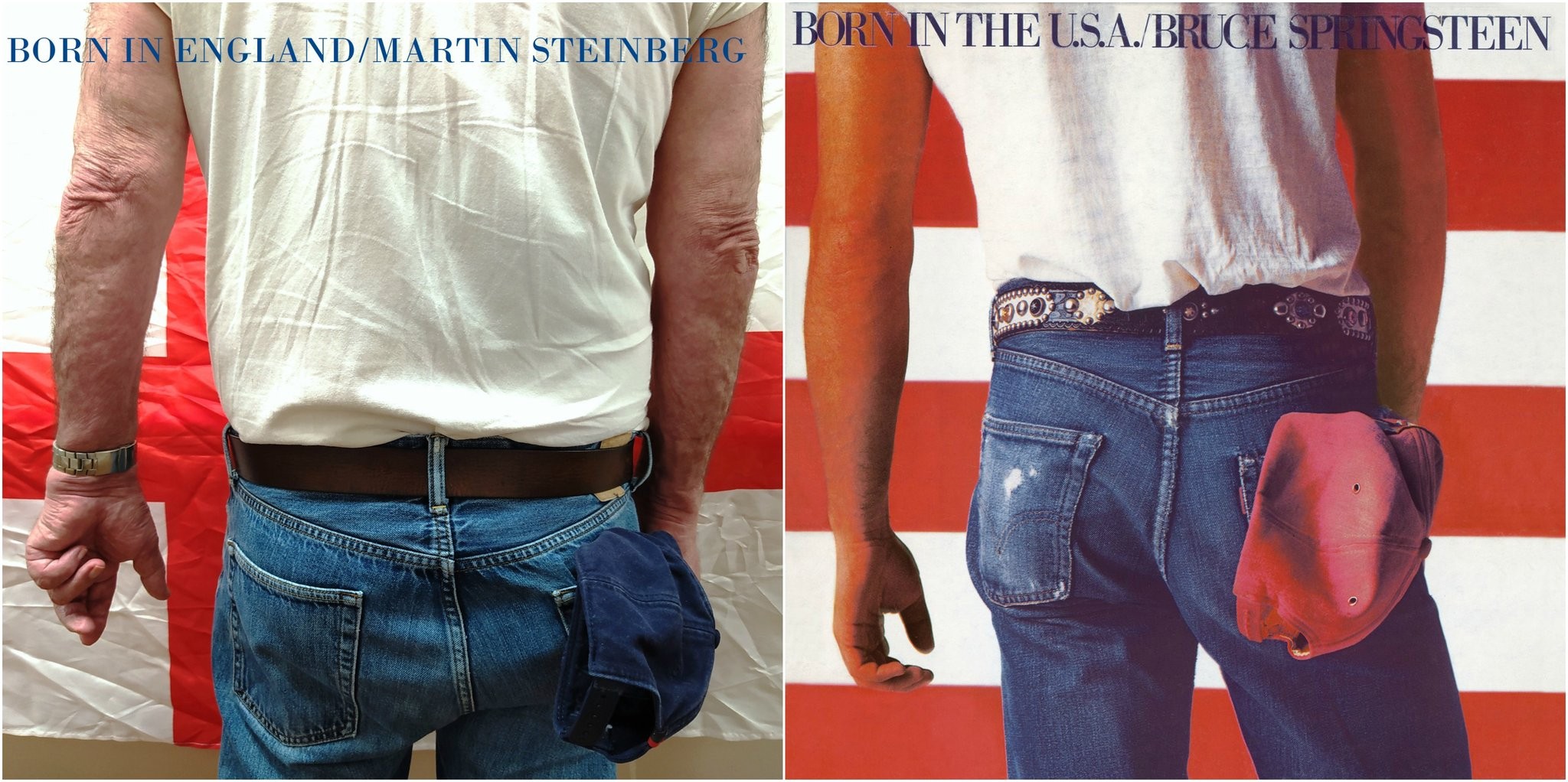 Recriação de álbum de Bruce Springsteen (Foto: @robertspeker / Twitter)