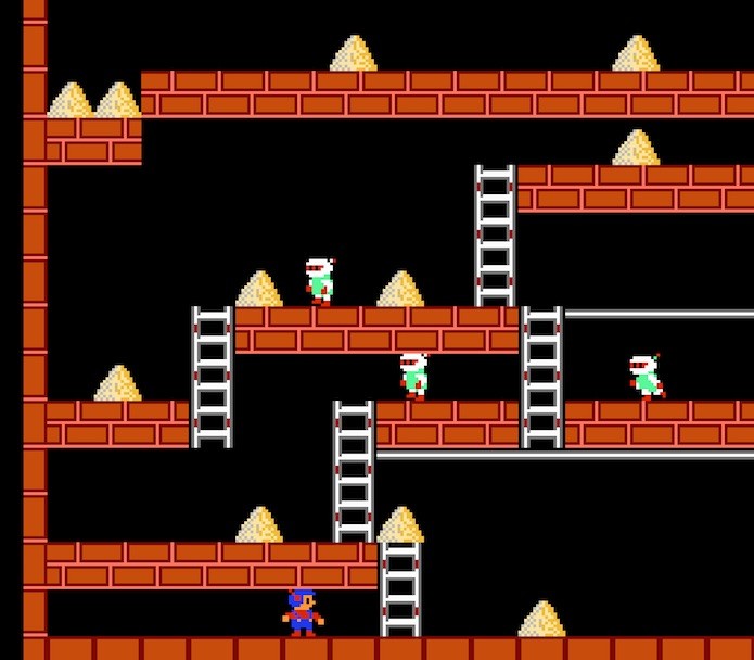 O herói de Lode Runner do NES era a versão humana de Bomber Man (Foto: Reprodução/usgamer.net)