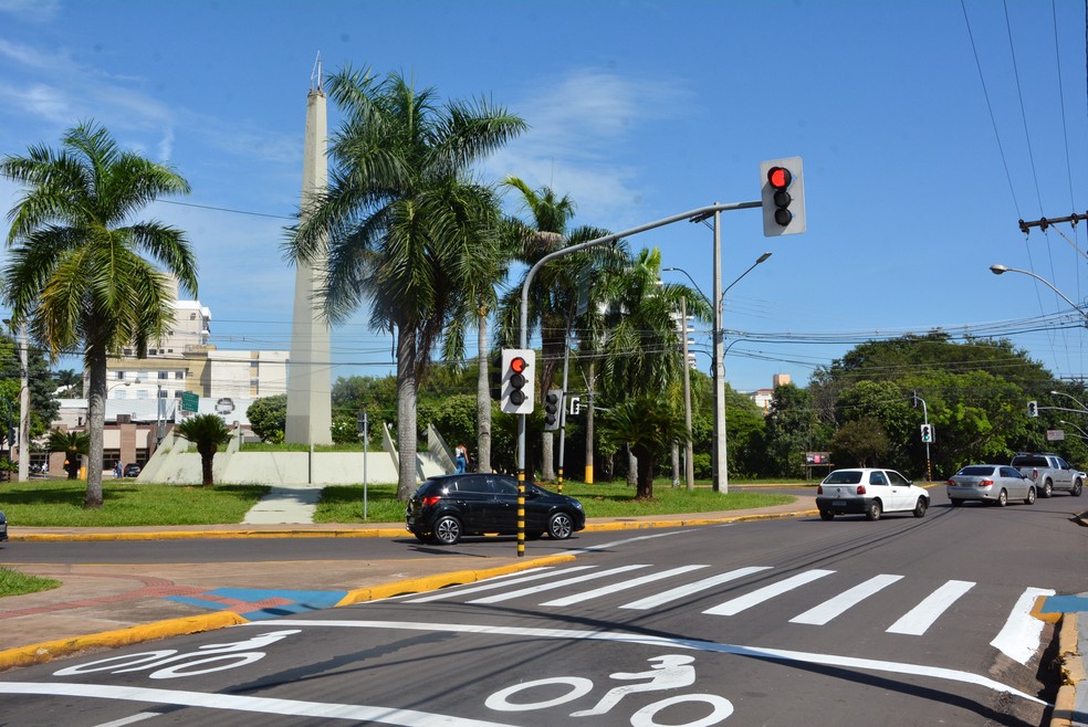 &Aacute;rea reservada para motos no Parque do Povo, em Presidente Prudente (Foto: Ananias Pinheiro/Secom)