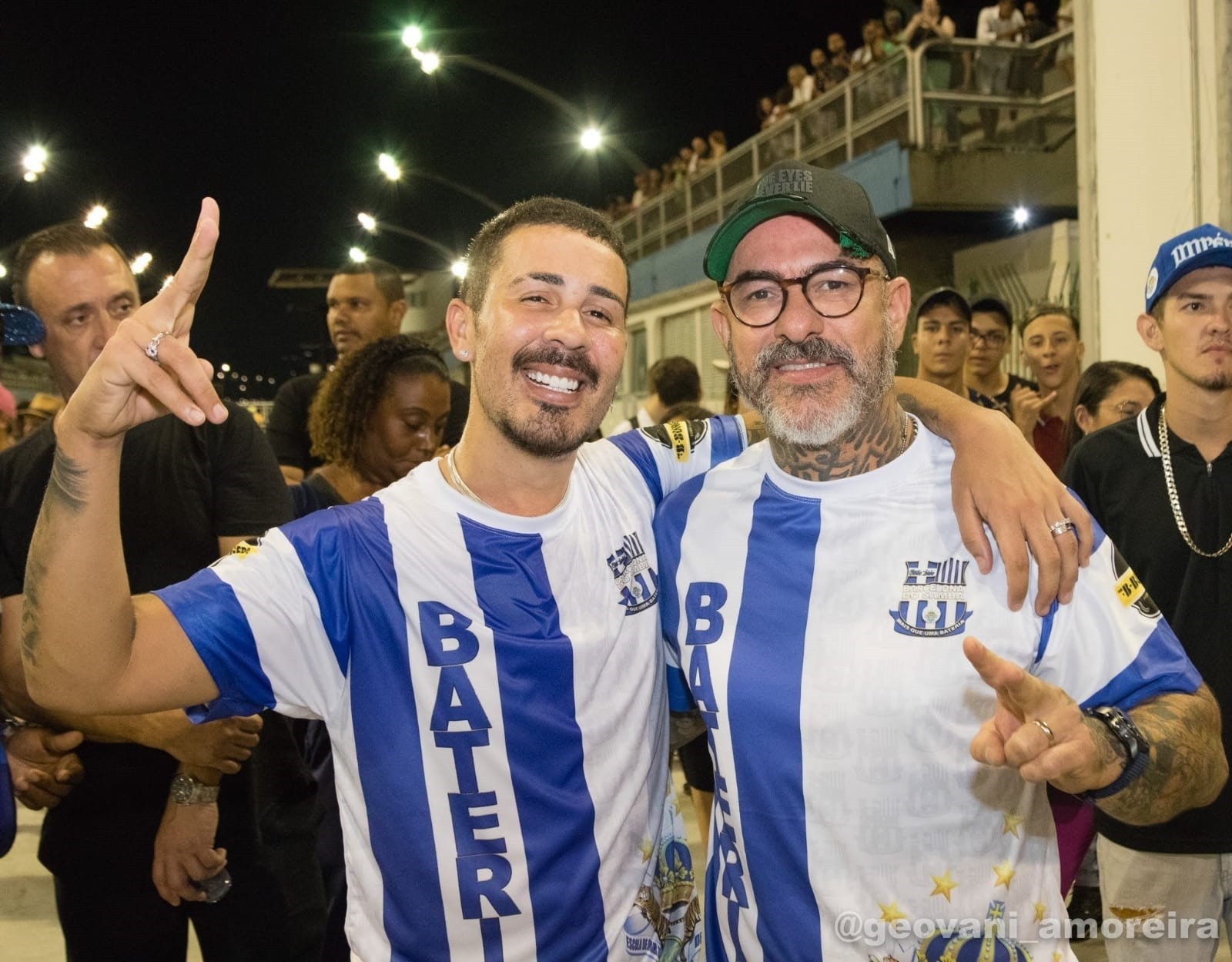 Carlinhos Maia e Henrique Fogaça caem no samba em ensaio da Império de Casa Verde