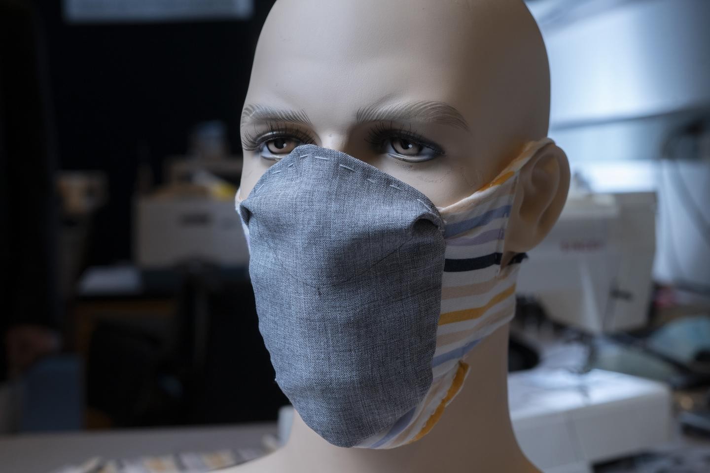 Cientistas do Instituto de Tecnologia da Georgia desenvolvem a máscara perfeita (Foto: Christopher Moore/Georgia Tech)