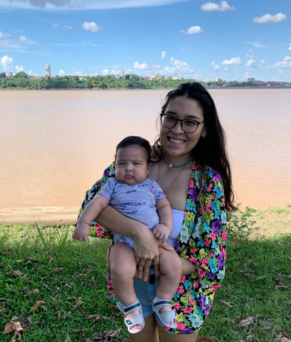 O Murilo está com quatro meses e é um dos “bebês da pandemia”. — Foto: Redes Sociais/Reprodução