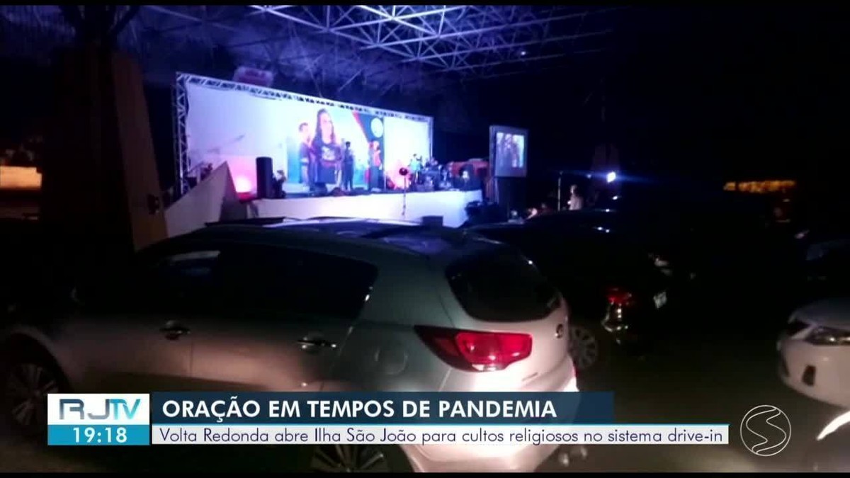 Volta Redonda abre Ilha São João para cultos religiosos no sistema drivein Sul do Rio e Costa