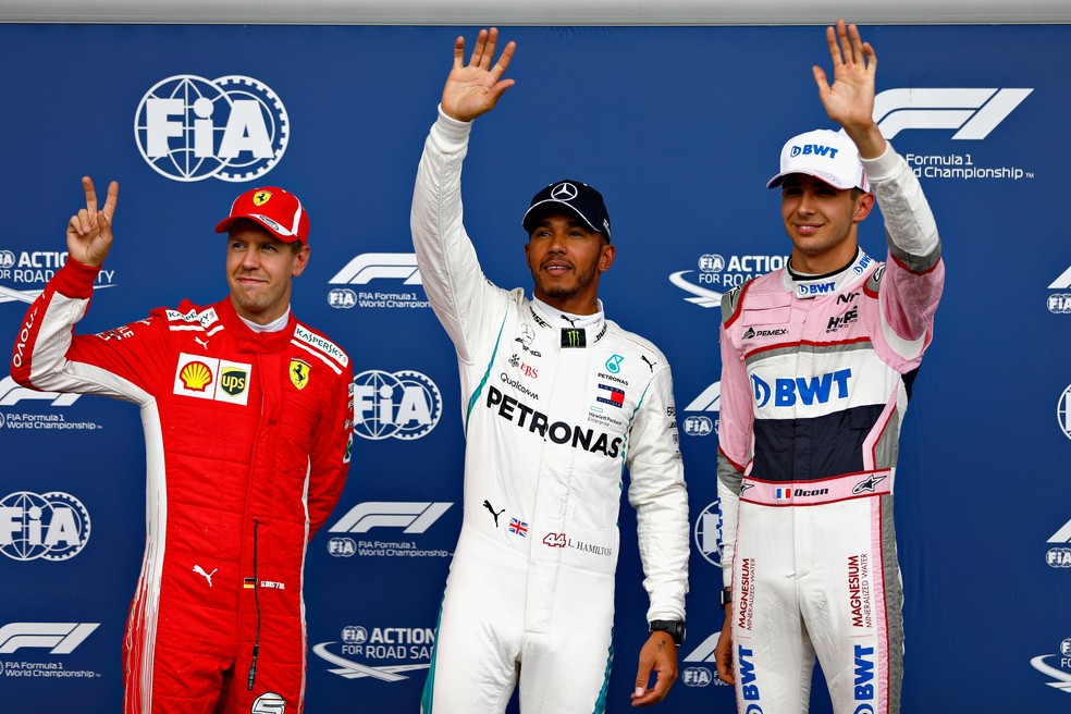 Top 3 classificação GP da Bélgica (Foto: Will Taylor-Medhurst/Getty Images)