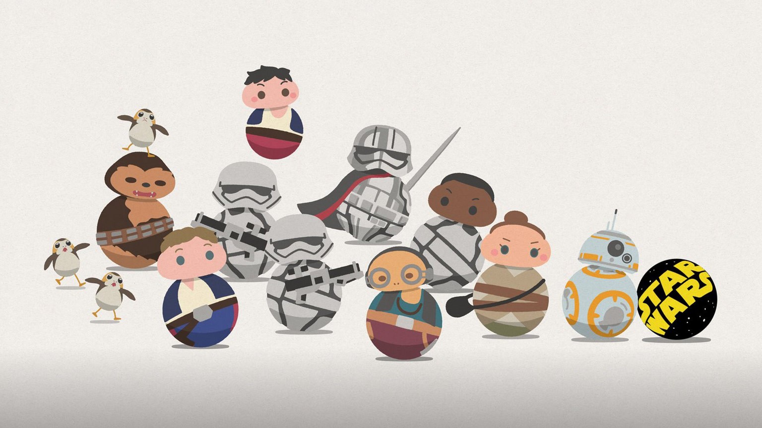 Personagens animados da série Star Wars Roll Out (Foto: Divulgação/Disney)