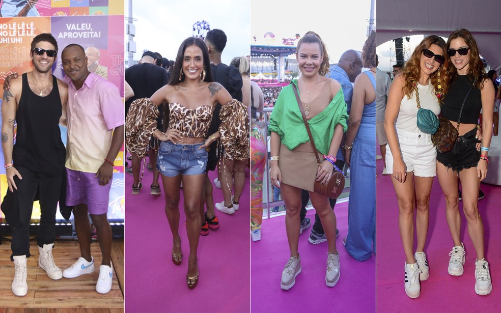 Famosos curtem show de Thiaguinho na Tardezinha, no Rio de Janeiro — Foto: Thyago Andrade/Brazil News/Webert Belicio/ Agnews 