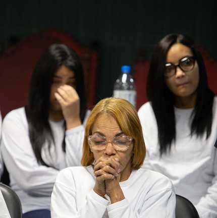 Flordelis dos Santos Souza começou a ser julgada nesta segunda-feira — Foto: Bruno Dantas/TJ-RJ