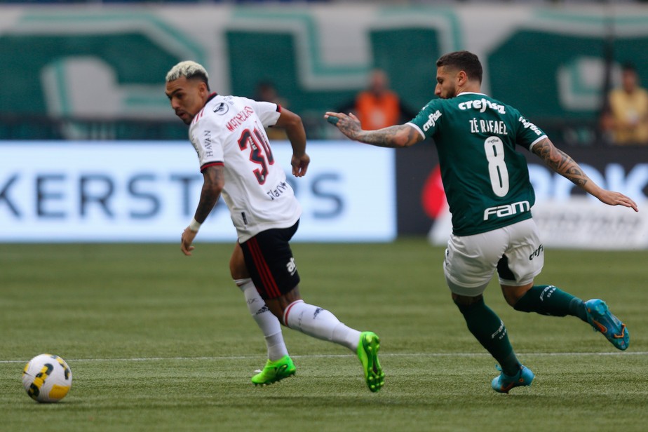 Flamengo poupou titulares contra o Palmeiras
