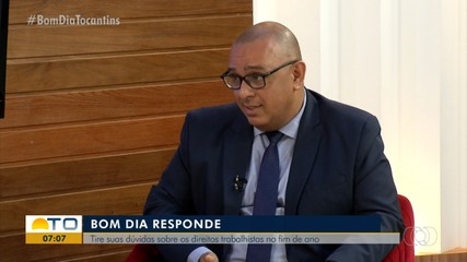 Especialista tira dúvidas sobre contratação no fim do ano no Bom Dia Responde