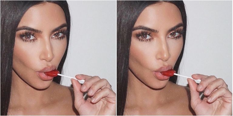 Kim Kardashian promove fórmula mágica para emagrecer em seu Instagram (Foto: Reprodução/Instagram)