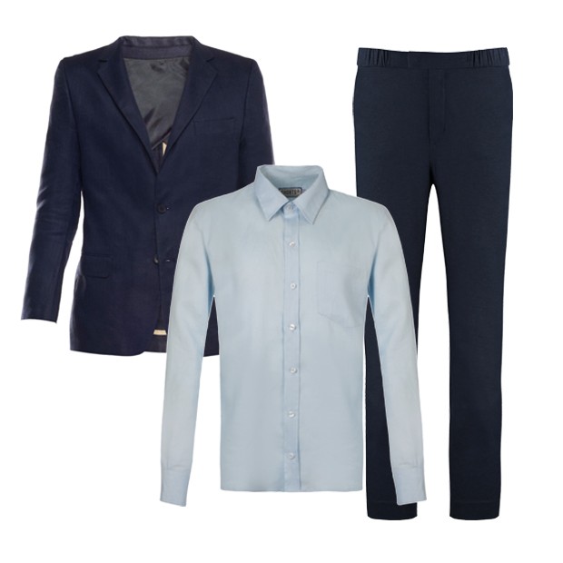 Blazer Noir, Le Lis (R$ 519,20), camisa Shorts.Co (R$ 289), calça Herchcovitch;Alexandre (R$ 284,50) (Foto: Divulgação)
