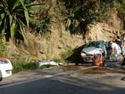 Acidente deixa dois feridos na Rio-Santos em São Sebastião, SP