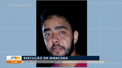 Homem é executado com vários tiros em Miracema do Tocantins