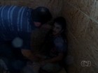 Vídeo mostra momento em que filho de fazendeiro é resgatado de cativeiro