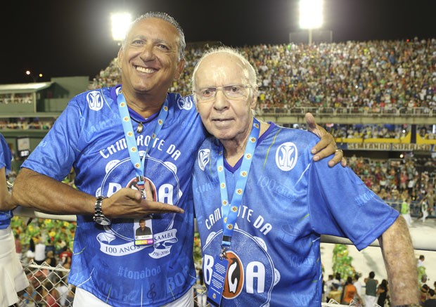 Zagallo e Galvão Bueno (Foto: Divulgação/ Camarote BOA)