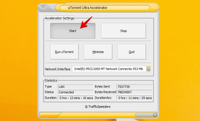 Ativando o uTorrent Ultra Accelerator (Foto: Reprodução/Helito Bijora) 