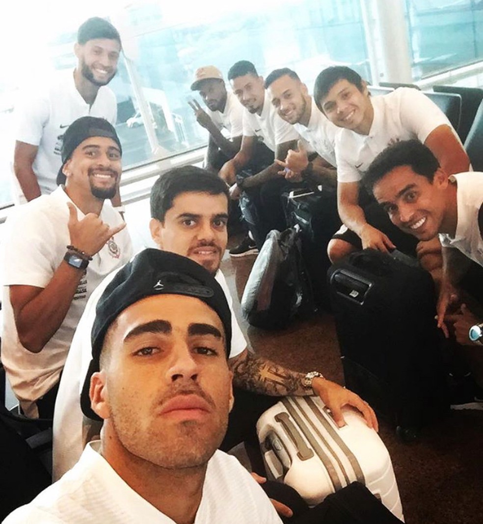 Jogadores do Corinthians viajarÃ£o em voo fretado Ã  Venezuela (Foto: DivulgaÃ§Ã£o)